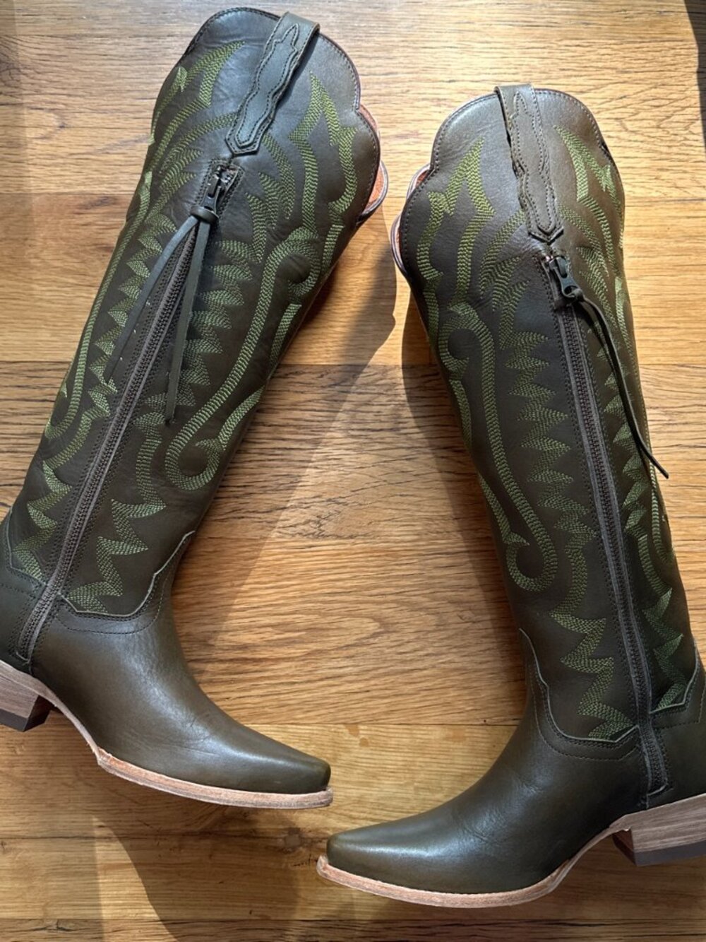 Dan Post Women’s Heartland Tall Snip Toe Western Cowboy Boots Size 6